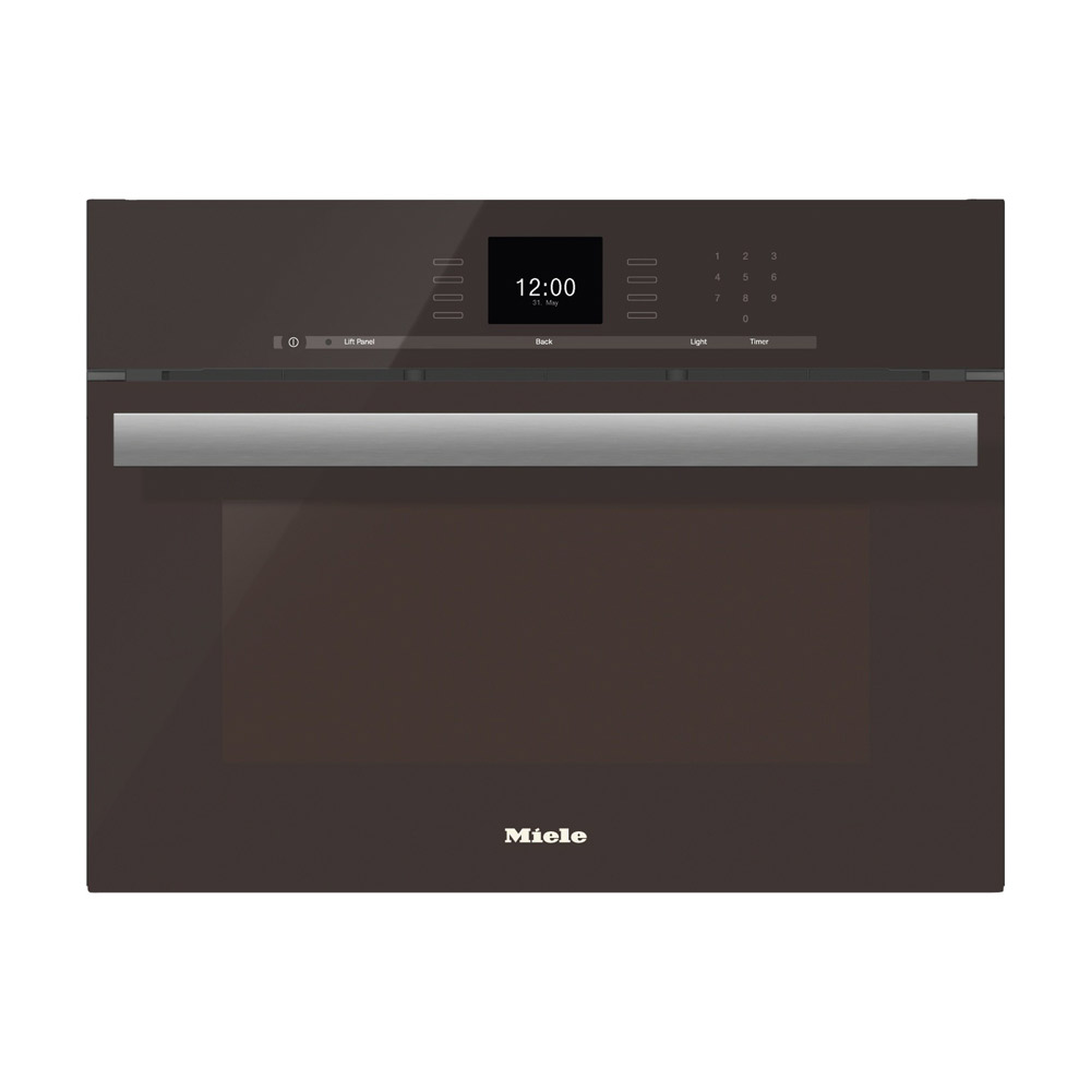 Miele Pureline Sensortronic Dgc6600xl 24 Inch Single Steam Oven Truffle Brown Discount Appliances