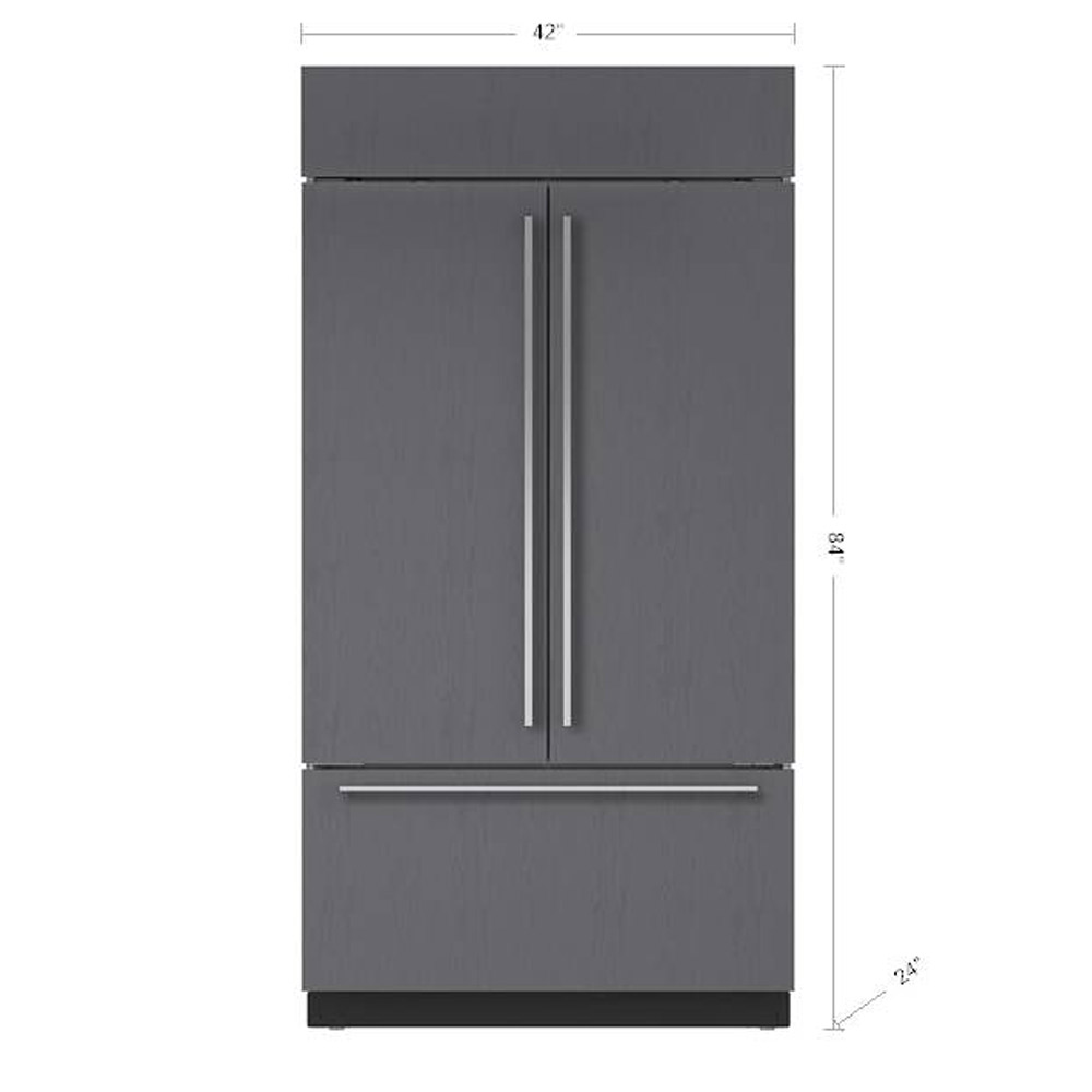 42 Sub Zero Bi 42ufd S Panel Ready French Doors Discount Appliances